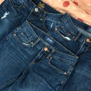 Girls size 10 jeans.  3 Pair!